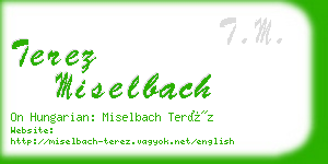 terez miselbach business card